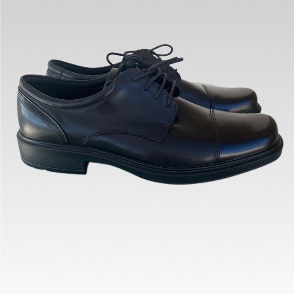 Ecco Black Leather Men\'s Oxfords size EU44 US 10.5 BRAND NEW main image 2